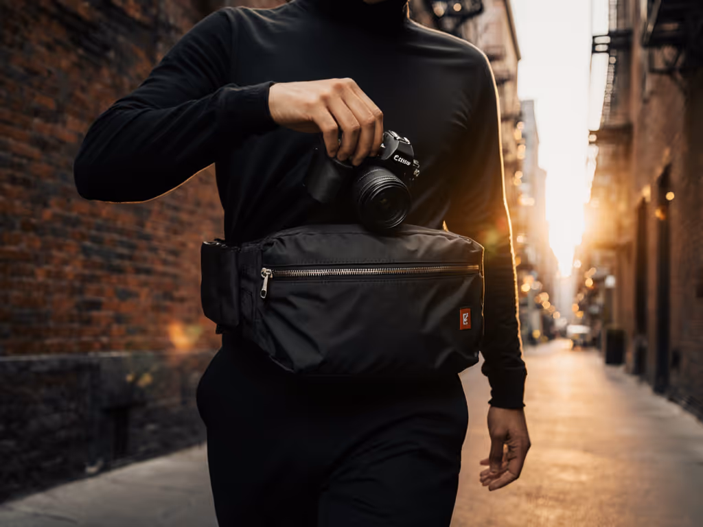 Urban Waist Camera Packs: Silent Access for Street Photography